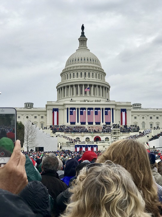 U.S. Capitol Building during a presidential inauguration