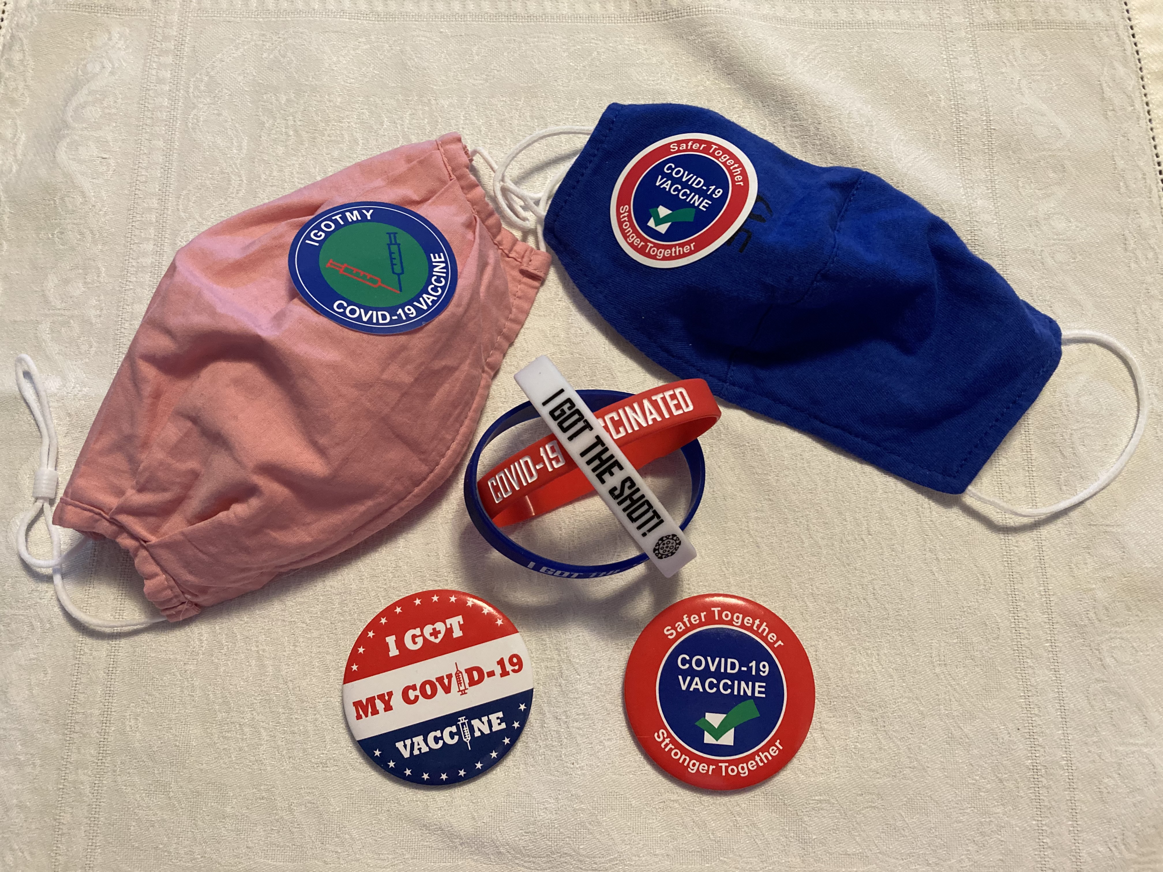 COVID-19 Buttons Etc for Blog