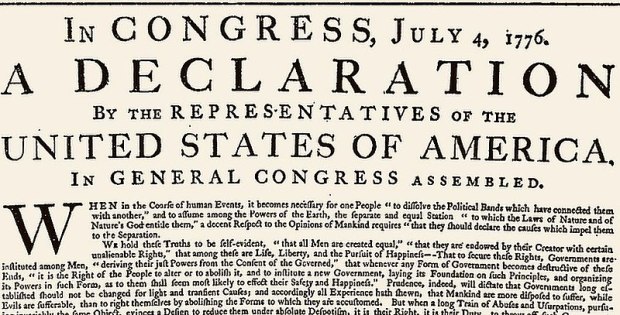 Declaration of Independence - 800px-US-original-Declaration-1776 - Wikimedia Commons